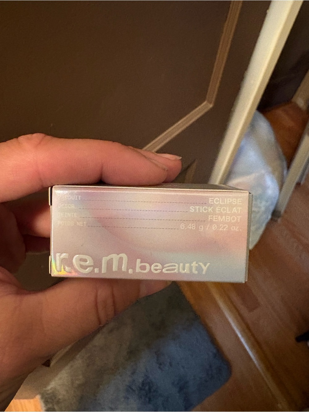 r.e.m. beauty Eclipse Stick - Iridescent Pink Packaging